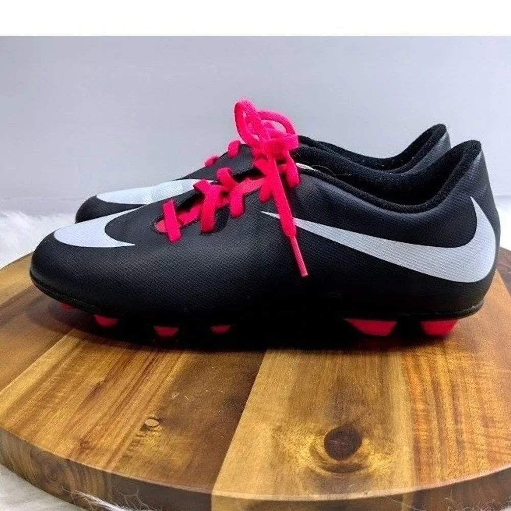 Nike Mercurial‎ Victory V FG Youth Soccer Cleats 5Y Black Pink White 749906-016